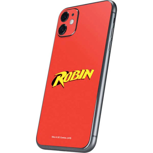 DC Comics Robin Official Logo iPhone 11 Skin